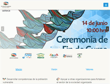 Tablet Screenshot of fundacionazteca.org
